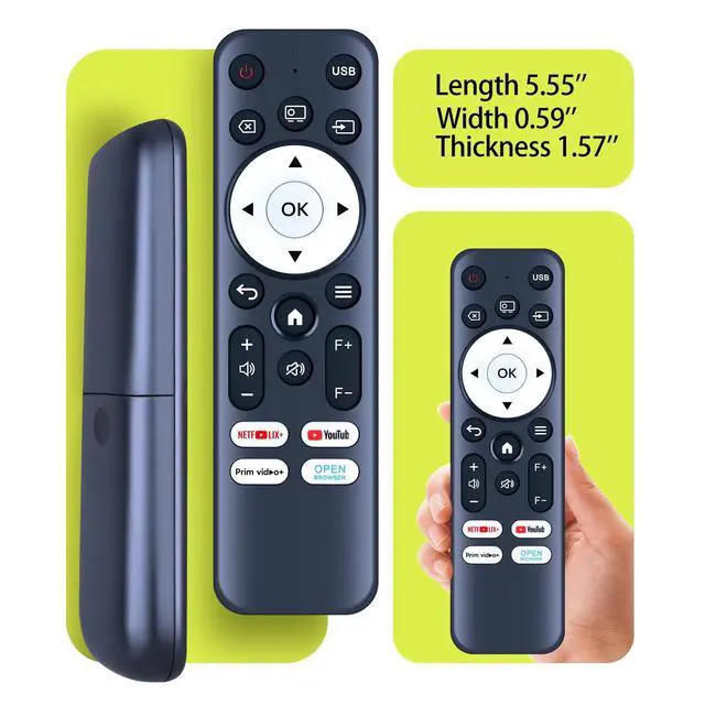 Alt view image 3 of 5 - RYQIF Replacement Remote Control fits DBPOWER N5, Tecaki X5, VOPLLS M10, TMY T02, XuanPad Projector