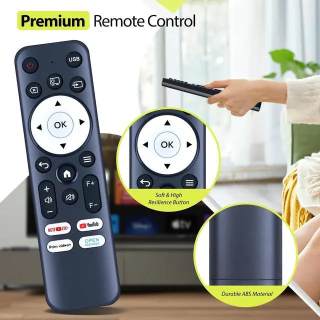 Alt view image 5 of 5 - RYQIF Replacement Remote Control fits DBPOWER N5, Tecaki X5, VOPLLS M10, TMY T02, XuanPad Projector
