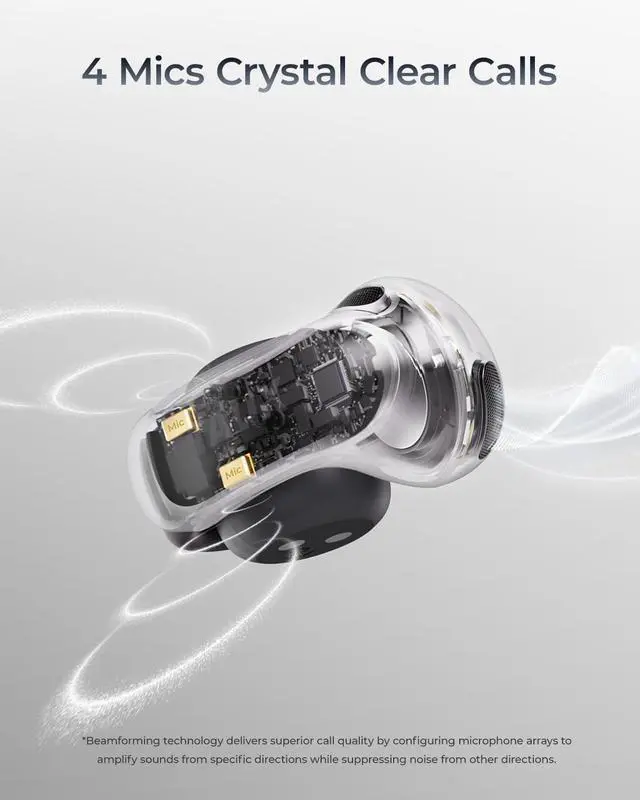 Alt view image 5 of 5 - TALIX Clip on Earbuds Wireless Bluetooth Open Ear Buds Clip on Headphones