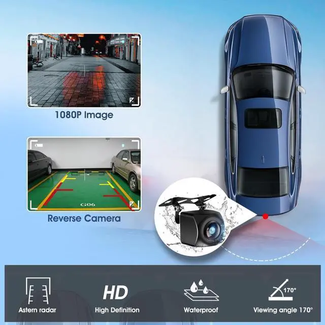 Alt view image 5 of 5 - Carplay Screen for Car, 7'' Wireless CarPlay & Android Auto- Upgrade Portable Touchscreen with Bluetooth, Mirror Link, Voice Control, Hands-Free Calling Car Play Screen Stereo for All Vehicles