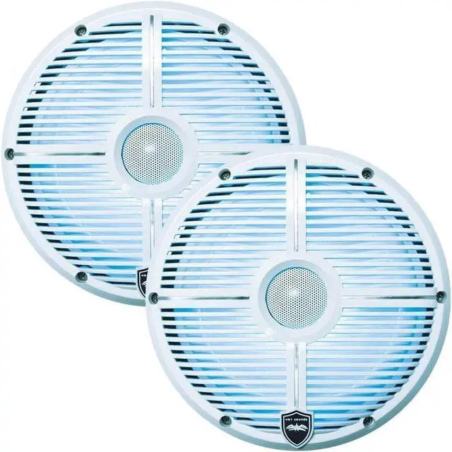 Alt view image 2 of 5 - wet sounds ^^ REVO 6 XW-W V3 ^^ High Output Component Style 6.5" Marine Coaxial Speaker with RGB Backlighting and Enclosed White XW Grille