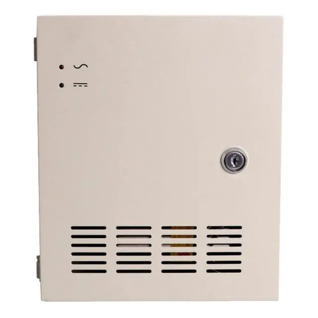 Alt view image 2 of 4 - EVERSECU 9 Channel AC 24V 5 Amp Reset Fuse CCTV DC Distributed Power Box with AC Plug and Lock for Security Cameras, DVRs, CCTV Power Supply
