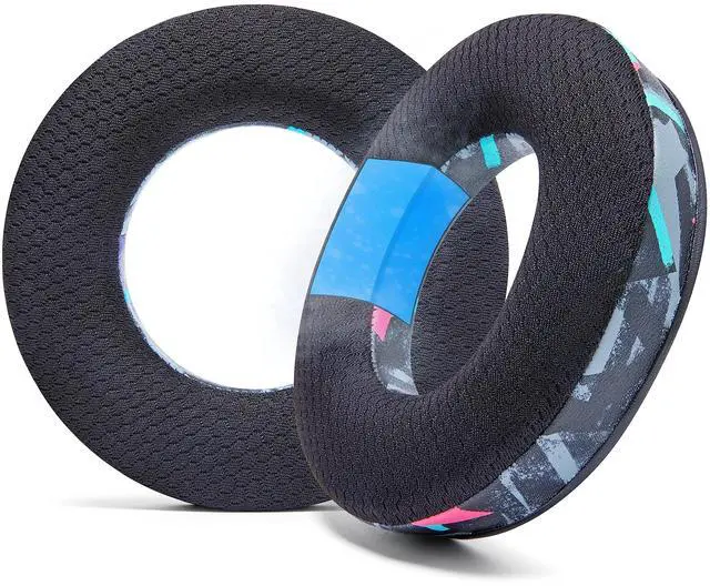 Main image of WC Freeze DT770 - Cooling Gel Ear Pads for Beyerdynamic DT770, DT990, DT880, MMX300, DT1770, DT1990 Headphones ^^ Sport Fabric Exterior, Noise Isolation, Enhanced Foam, Cooler for Longer ^^ 90's Black