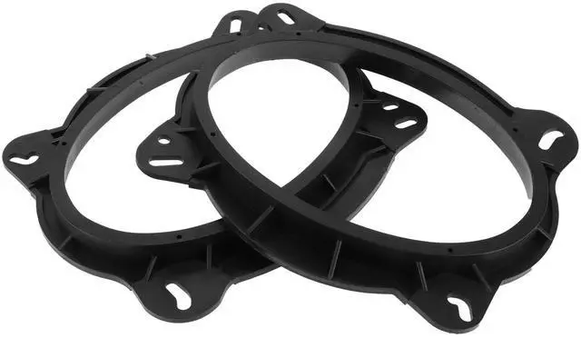 Main image of HEROFFIX 2 Pcs Audio Coaxial Speaker Speaker Spacer Ring Tweeter Speaker Spacer Adaptor for Toyota Tundra 2007-2021 Front Speaker Subwoofer Mounting Spacer Bracket Ring Black ABS