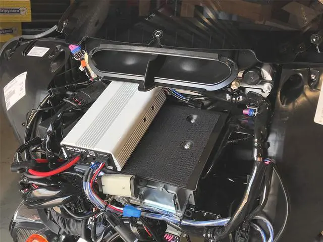 Alt view image 2 of 3 - Wild Boar Audio WBA 400.2R - 400 Watts RMS 2 Channel Amplifier, Fits 2014-2024 Harley-Davidson Motorcycles