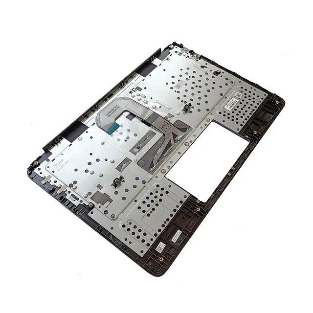 Alt view image 3 of 5 - Lyinsen Replacement for HP Chromebook 14 G7 Laptop Upper Case Palmrest Keyboard Assembly Part 11.6" M47207-001 Top Cover Black