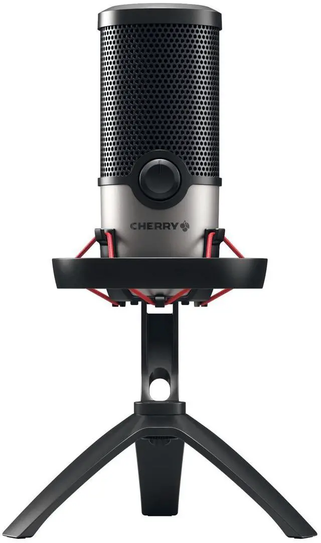 Main image of Cherry UM 6.0 Advanced, USB Microphone for Streaming, Podcasting & Home Office Use, 2 Polar Patterns, Shock Mount, Compatible with PC/Mac/PS4/PS5, Black/Silver