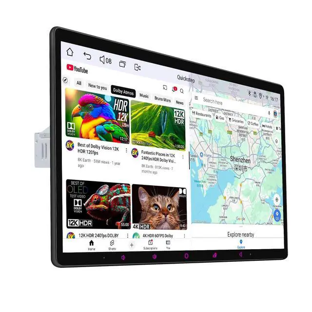Main image of Joying Single Din Touchscreen Radio 15.1 Inch Car Stereo with Apple Carplay & Android Auto, 8GB+128GB Android 13 Head Unit with Mirror Link, AM/FM, Bluetooth, SWC, GPS(JY-UTS15N8)
