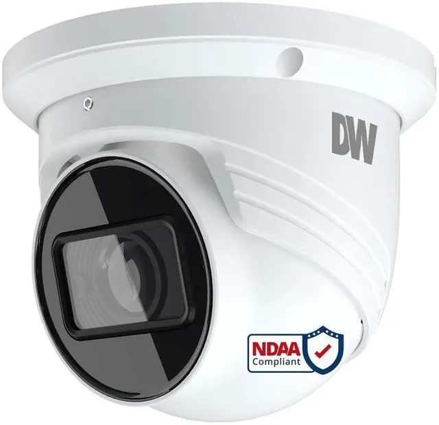 Main image of DW Digital Watchdog DWC-VSTB04BI MEGApix 4MP Network PoE Turret Security Dome IP Camera, NDAA Compliant, Spectrum IPVMS License Not Included, Outdoor Rated, 2.8mm Wide Angle, 100ft Night Vision