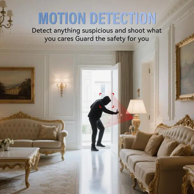 Alt view image 5 of 5 - CLLMITEY Wireless Ultra 4K HD Hidden Mini Camera, DIY Module Tiny Security Cam with Motion Detection and Loop Recording, 2500mAh Battery, Remote Control (Don't Support Wi-Fi and Not Include SD