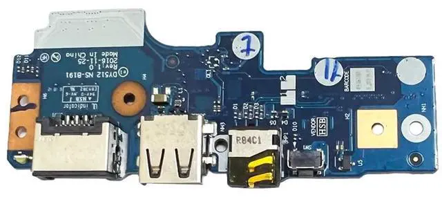 Main image of ZAHARA LAN Ethernet USB Audio Port Board + Cable 5C50N00230 for Lenovo Legion Y520-15IKBN, Y520-15IKBA 80WK, 80WY