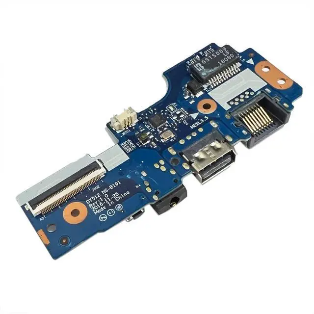 Alt view image 2 of 3 - ZAHARA LAN Ethernet USB Audio Port Board + Cable 5C50N00230 for Lenovo Legion Y520-15IKBN, Y520-15IKBA 80WK, 80WY