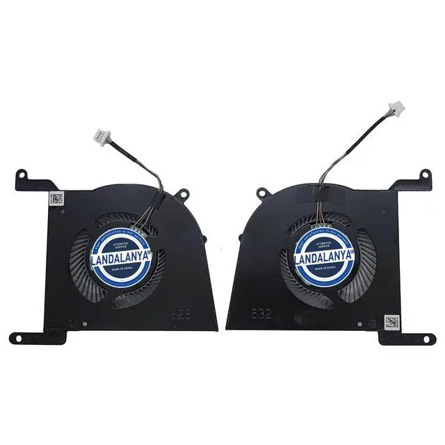 Alt view image 2 of 4 - LANDALANYA Replacement New CPU and GPU Cooling Fan for MSI Stealth 14 Studio A13UDX A13VE A13VF A13VG MS-14K1 Series BS5412HS-U6S BS5412HS-U6H DC12V 0.55A Fan