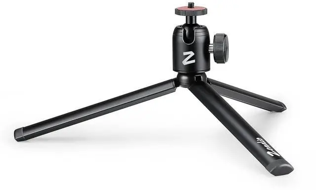 Main image of Zeadio Metal Mini Tripod + Ball Head Mount, with 1/4" Screw Desktop Tabletop Stand Tripod, Fits for Smooth4, Crane Plus, Crane2, Ronin-S, Vimble2, Gimbal Handle Grip Stabilizer and All Cameras
