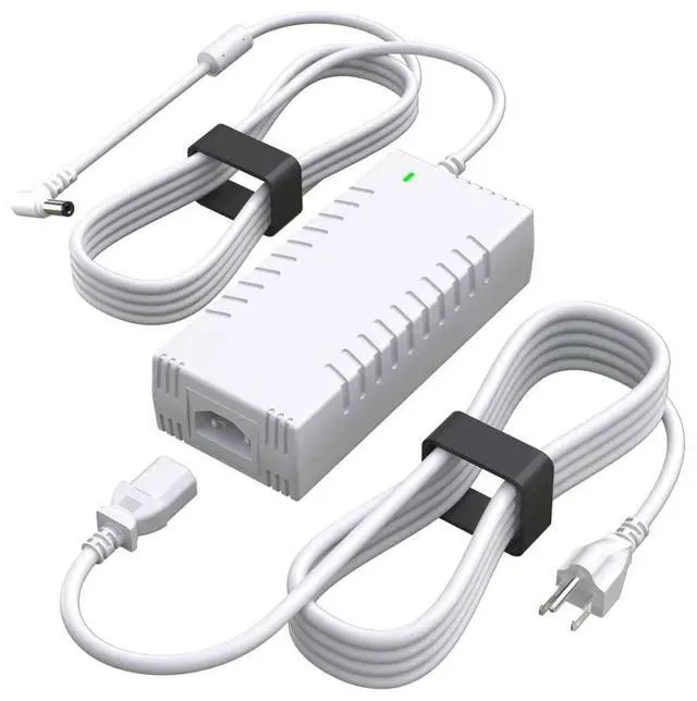 Main image of 54V 3.9A 210W Power Adapter for Ubiquiti UniFi XG 6 PoE - Compatible with US-XG-6POE & USW-Ultra-210W 6/8-Port Switches, Replacement White AC/DC Power Supply