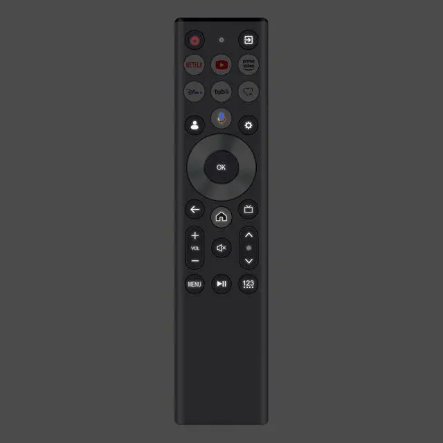 Alt view image 5 of 5 - ERF6E80H Voice Backlight Remote Control Replacement Compatible with HISENSE Smart TV 55U6N 65U6N 85U8N 75U8N 55U8QG 65U7N 65U75N 85U9N 75U75N 75U7N 65U8QG 75U8QG 85U8QG 100U8QG 55U8N 65U8N 100U8N