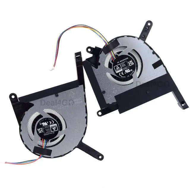 Alt view image 3 of 5 - Deal4GO 5V CPU GPU Graphics Cooling Fan kit Replacement for ASUS FX507 FA507 FX707 FA707 FX507ZE FA507RE FX507ZC-ES53 FX707ZC-ES53
