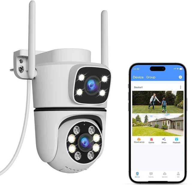 Main image of 5MP Outdoor Wireless Security Camera, PTZ WiFi Video Surveillance Cameras