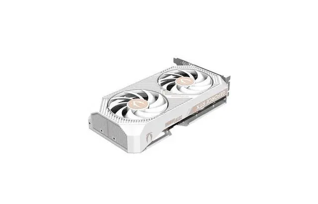 Alt view image 2 of 4 - ZOTAC GeForce RTX 5060 Twin Edge OC White Edition Graphics Card, NVIDIA, 8GB GDDR7, DLSS 4, 3 DisplayPort 2.1b & HDMI 2.1b, PCIE 5.0 (ZT-B50600Q-10M)