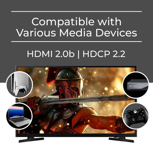 Alt view image 4 of 5 - OREI 4K HDMI Extender Over Fiber Optic Balun - UltraHD 4K @ 60Hz 4:4:4 DR, HDR10+, SFP+ - Up to 10 KM in Single Mode - 300M in Multi-Mode