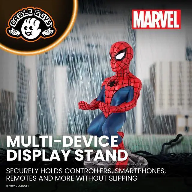 Alt view image 4 of 5 - Cable Guys - Spider-Man Classic Accessory Holder for Gaming Controllers and Smartphones (Electronic Games////)