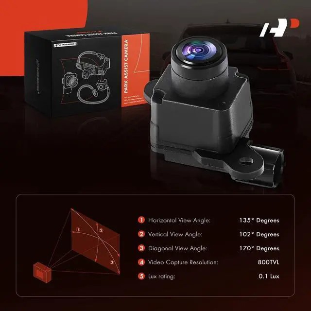 Alt view image 2 of 5 - A-Premium Rear View Backup Camera Compatible with Ram