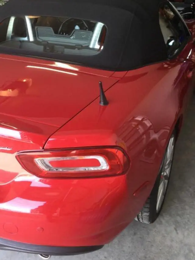 Alt view image 5 of 5 - CravenSpeed Stubby Antenna Compatible with Fiat 124 Spider 2017-2022 ^^ 3.8 inches ^^ Short Antenna Replacement ^^ Made in The USA
