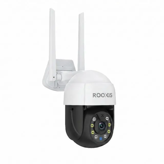 Main image of Rooxis Wireless Outdoor Security Camera, 2026 Upgraded 4K WiFi Floodlight Camera with Siren, Color Night Vision, 360 PTZ, Motion Tracking & Patrol, 2-Way Audio, Alexa Compatible