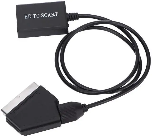 Main image of HDMI to SCART Converter, HD Digital Video HDMI to Analog Video and L/R Audio Adapter Support DVI, for CRT/VHS/DVD CVBS Play