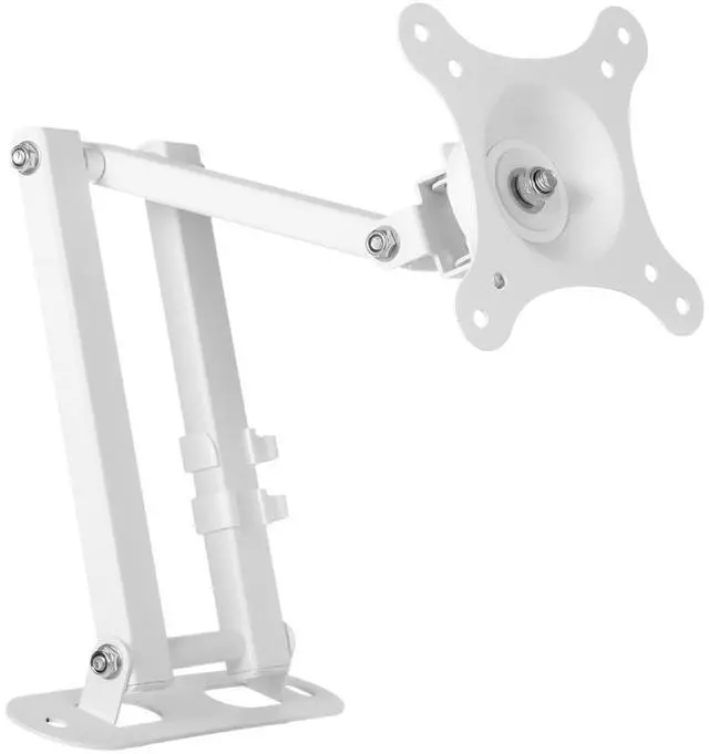 Alt view image 2 of 5 - Full Motion Wall Mount for Echo Show 15, Monitor Wall Mounting Bracket for 15-28 Inch Monitors TVs, Swivel and Tilt 360 Rotate Wall Mount for Alexa Echo Show 15, Adjustable and Extendable