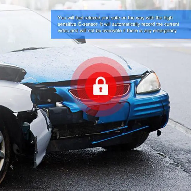 Alt view image 5 of 5 - AUTO-VOX M6B 4.5''Touch Screen Backup Camera Dash Cam + IP 68 Waterproof Super Night Vision Rear View Camera with Motion Detection, G-Sensor& Loop Recording