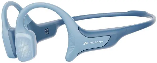 Main image of mojawa HaptiFit Terra Advanced Smart Sports Wearable, Open Ear Bluetooth Bone Conduction Headphones with Mic and 32GB MP3, Waterproof Wireless Earphones for Workouts, Swimming and Running, Blue