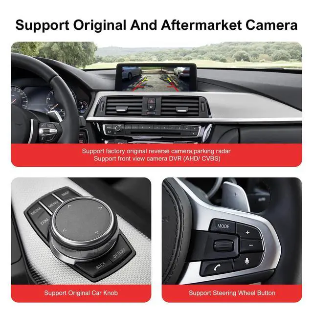 Alt view image 5 of 5 - Wireless Carplay MMI Retrofit Kit Adapter for BMW EVO ID5/ID6 System