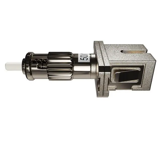 Alt view image 2 of 5 - Multimode ST Male to SC Female Fiber Adapter 50/125 Type Optical Type Coupler, Hybrid MM, Simplex, High Durability 1000 Times+ Plug-and-Play (50/125)