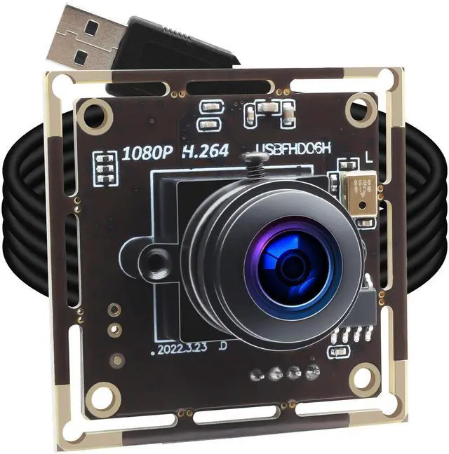 Main image of ALPCAM USB Camera Module Wide Angle 180 Degree Fisheye USB Webcam Low Illumination 1080P Webcam for Raspberry Pi,USB2.0 Lightburn Camera,Plug and Play for Windows/Linux/Mac