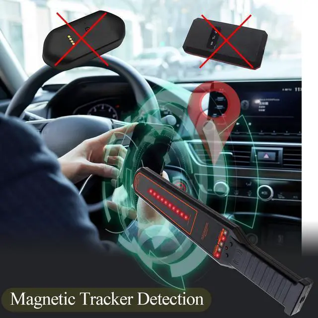 Alt view image 4 of 5 - KAXYUYA Camera Finder, Hidden Camera Detector, GPS Tracker Signal Scanner Listening Device RF Bug Detector Professional Multi-Function for Car, Hotel, Meeting