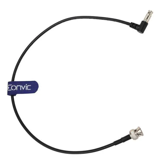 Alt view image 4 of 4 - Eonvic 6G SDI 4K Coaxial Cable Right Angle High Density Micro BNC Male to BNC Male for Blackmagic Video Assist 5" 3G and 12G Monitor