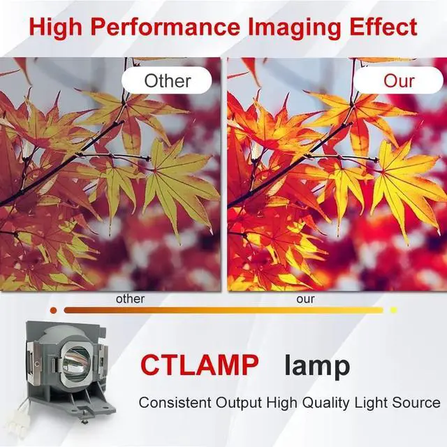 Alt view image 4 of 5 - CTLAMP A+ Quality RLC-101 / RLC-104 / RLC-105 Replacement Projector Lamp Bulb with Housing Compatible with ViewSonic Pro7827HD PJD7836HDL PJD7526W