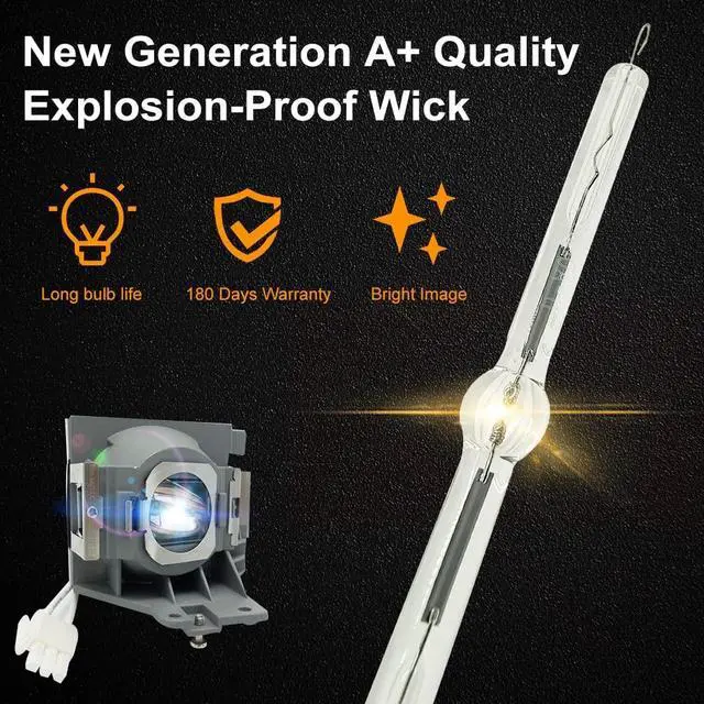 Alt view image 3 of 5 - CTLAMP A+ Quality RLC-101 / RLC-104 / RLC-105 Replacement Projector Lamp Bulb with Housing Compatible with ViewSonic Pro7827HD PJD7836HDL PJD7526W