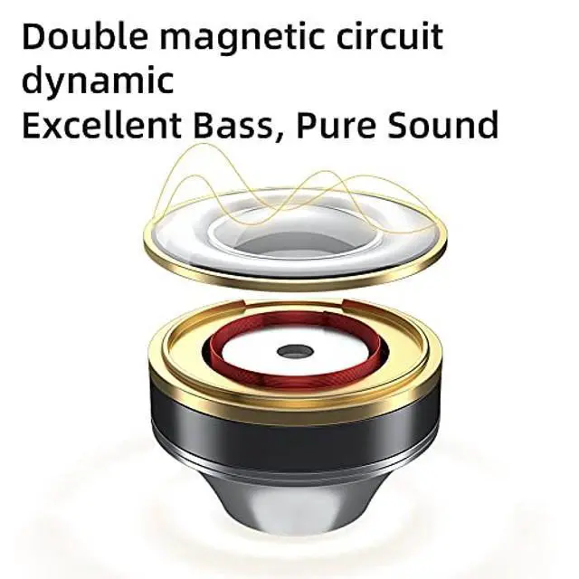 Alt view image 4 of 5 - Linsoul KZ ZAS 7BA+1DD in-Ear Monitor, HiFi Bass Earbuds, Gaming Earbuds, Hybrid IEM Earphones with Recessed 2pin Cable for Audiophile Musician(Without Mic, Black)