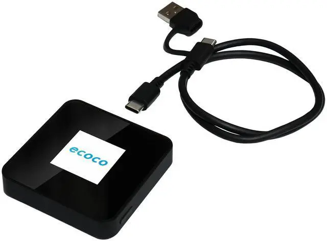 Main image of ecoco 100GB Pocket Wi-Fi TD20 (Black) (200GB/365days)