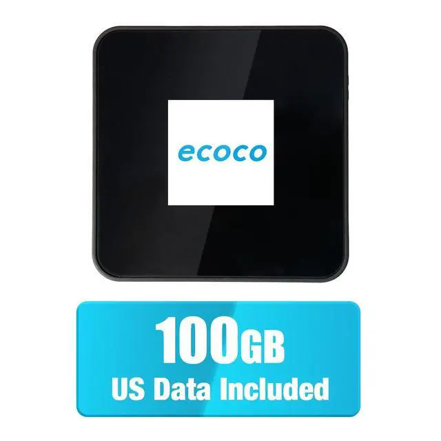 Alt view image 2 of 5 - ecoco 100GB Pocket Wi-Fi TD20 (Black) (200GB/365days)