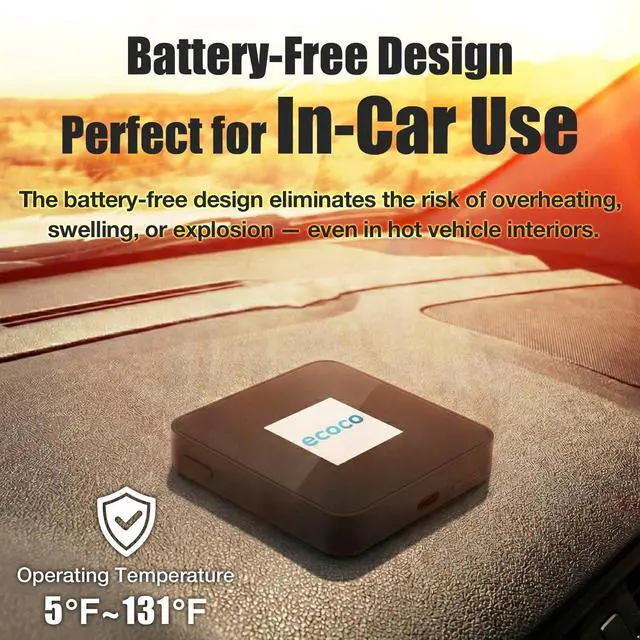 Alt view image 5 of 5 - ecoco 100GB Pocket Wi-Fi TD20 (Black) (200GB/365days)