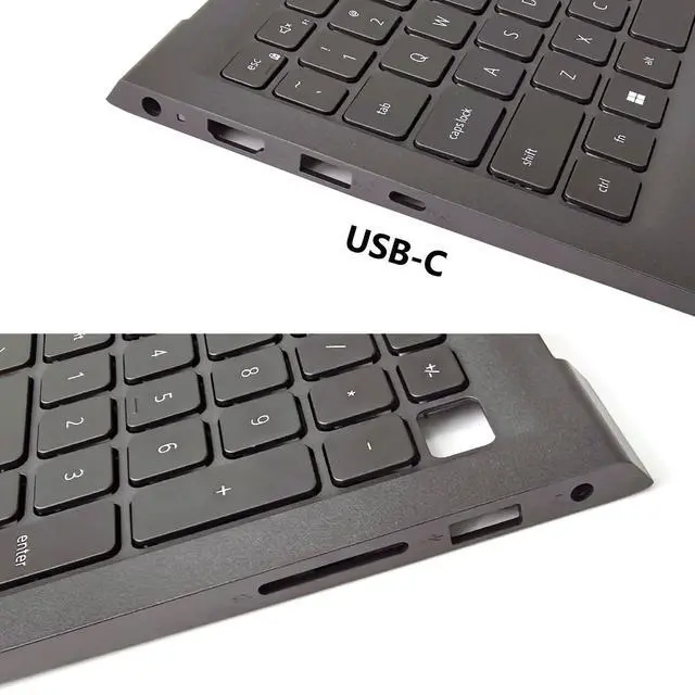 Alt view image 3 of 5 - CCGDZKJ Replacement Upper Case Palmrest for Dell inspiron 15 3520, 3530