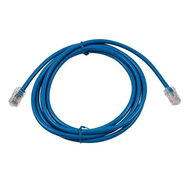 Alt view image 3 of 5 - Buhbo 2 ft CAT7 Shielded RJ45 Ethernet Network Snagless Cable 10Gbps 600 MHz (24-Pack) Blue