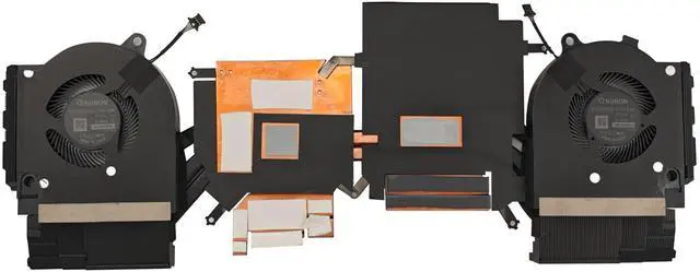 Main image of New Genuine CPU + GPU Cooling Fan with Heatsink Replacement for DELL G15 5525 (RTX 3050 Ti Series), P/N: 01FM26 AT3UV003ZSL (Note: Only fits RTX 3050Ti Series)