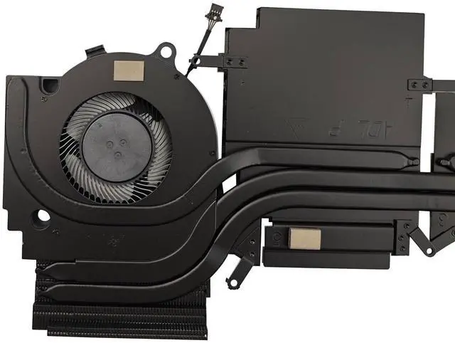 Alt view image 4 of 5 - New Genuine CPU + GPU Cooling Fan with Heatsink Replacement for DELL G15 5525 (RTX 3050 Ti Series), P/N: 01FM26 AT3UV003ZSL (Note: Only fits RTX 3050Ti Series)