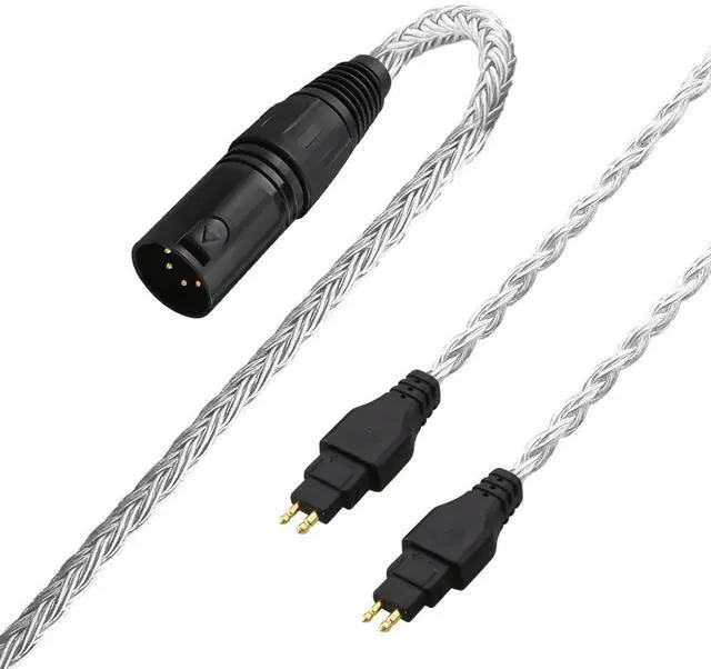 Main image of Tirstrup Replacement Cable for SENNHEISER Headphones HD650 HD600 HD580 HD535 HD545 HD565 HD265 with 4pin XLR (1.2m, 4pin Male)