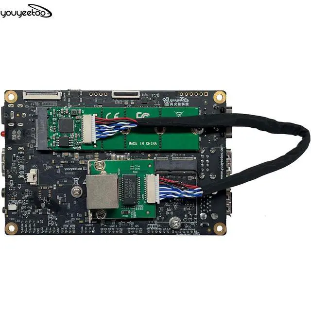 Alt view image 3 of 5 - youyeetoo i226-V Gigabit 2.5G Ethernet Server NIC Card - M.2 Interface for Enhanced Network Speeds,Support youyeetoo X1 X86 SBC, 10/100/1000/2500 Mbps RJ45 LAN (M.2 B + M Key,15CM)