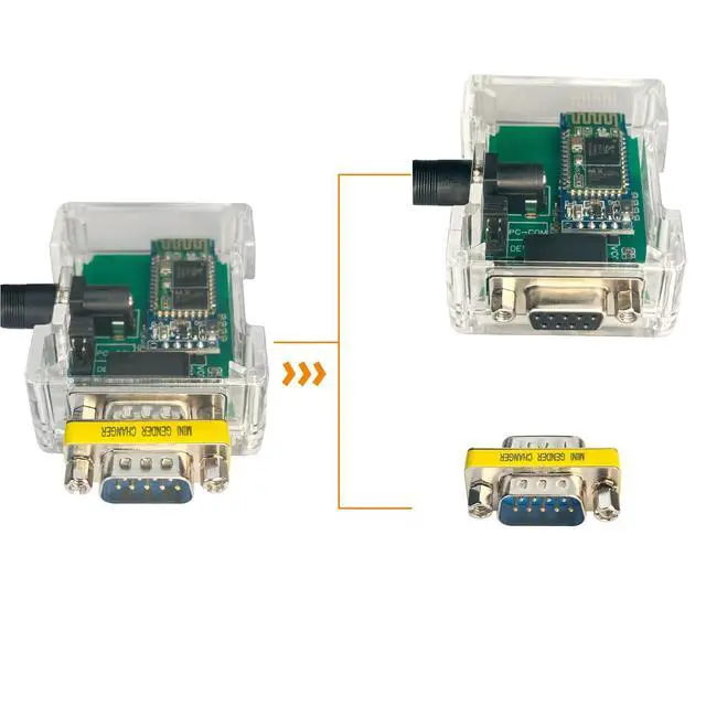 Alt view image 3 of 5 - DSD TECH SH-B23A Bluetooth 2.0 to RS232 Serial Adapter with DB9 Converter